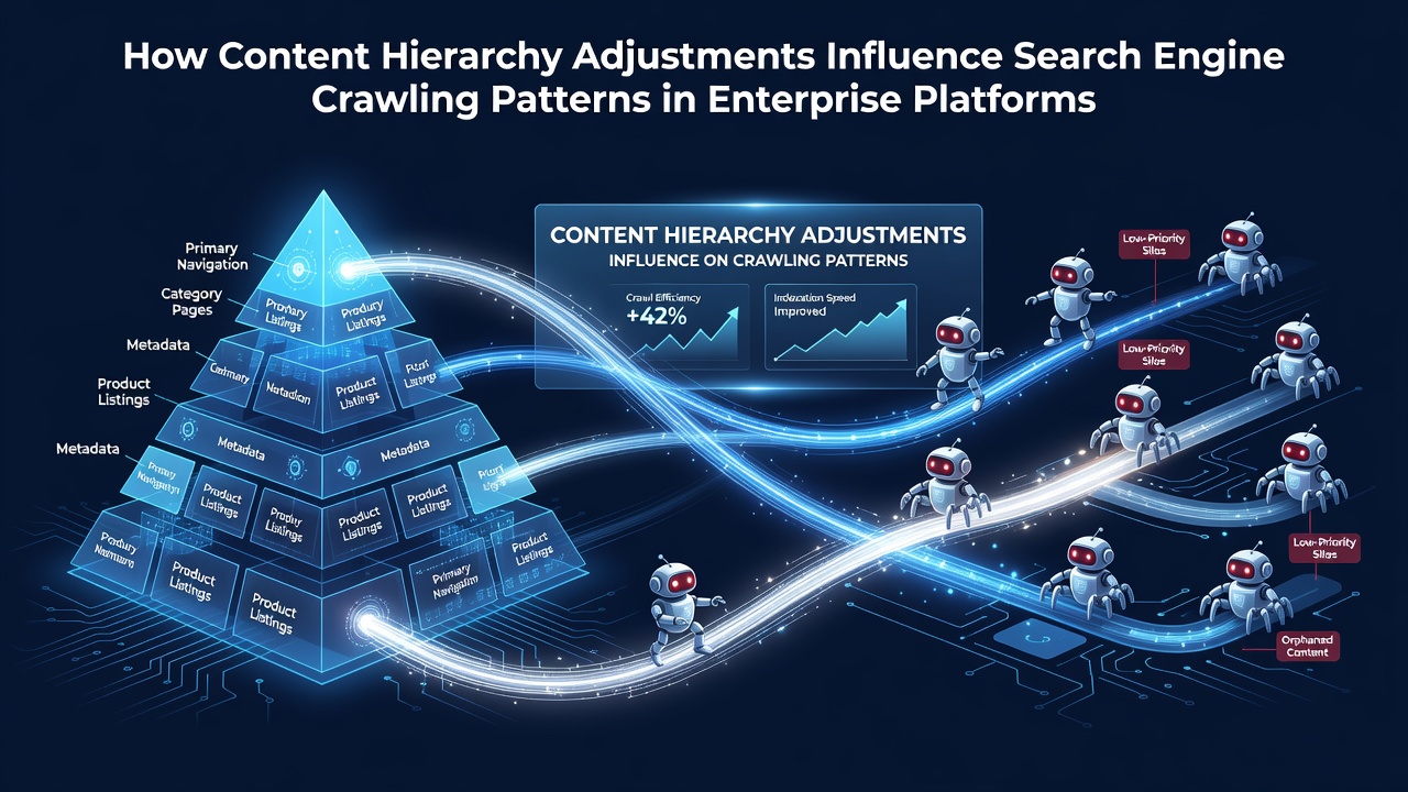 How Content Hierarchy Adjustments Influence Search Engine Crawling Patterns in Enterprise Platforms